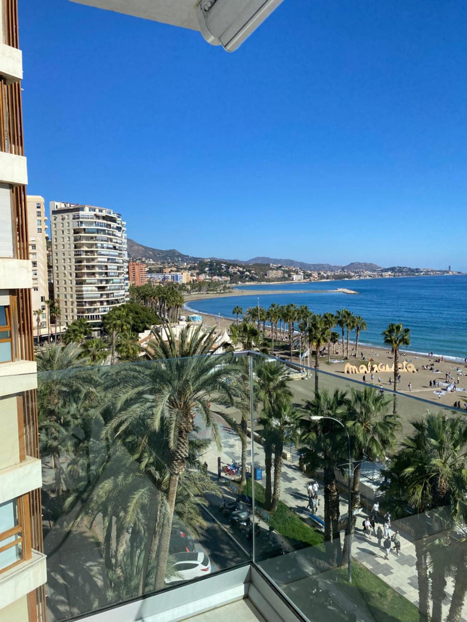 Lägenhet Con Terraza Vista Al Mar Malagueta
