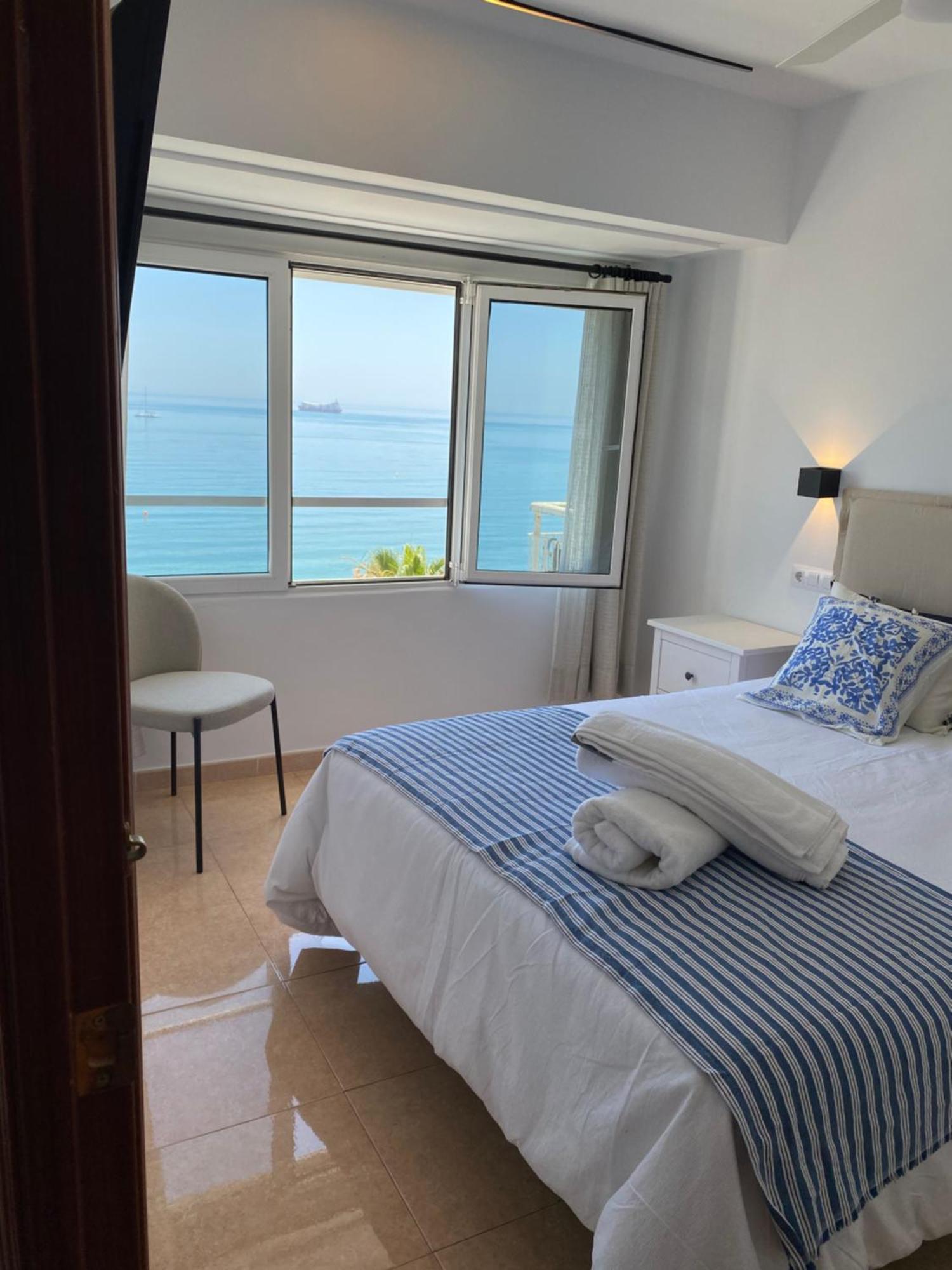 Con Terraza Vista Al Mar Malagueta Lägenhet Málaga