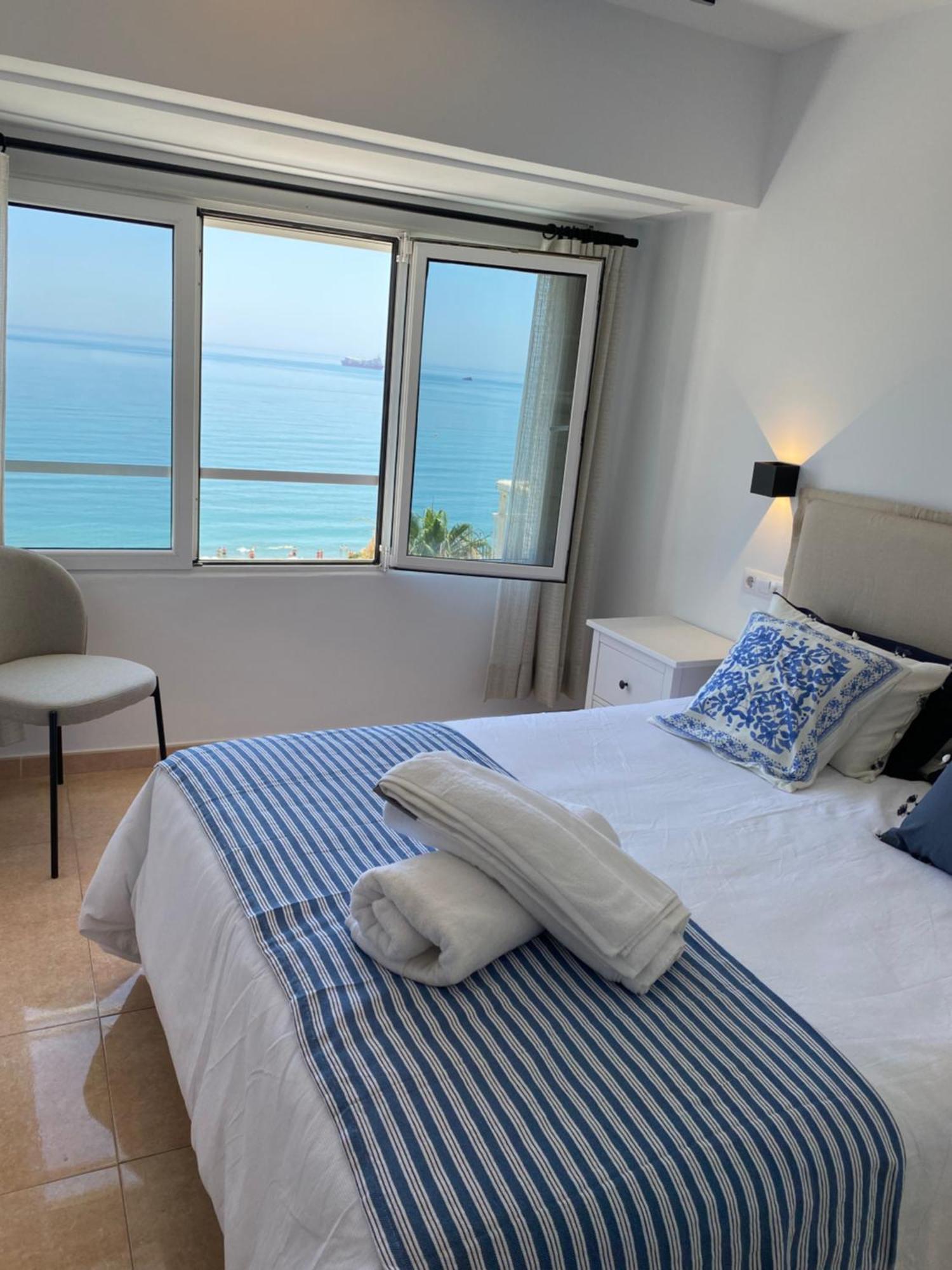 Con Terraza Vista Al Mar Malagueta Lägenhet Málaga